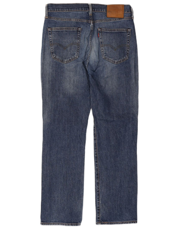 Levi's Mens 514 Distressed Straight Jeans W32 L30 Blue Cotton