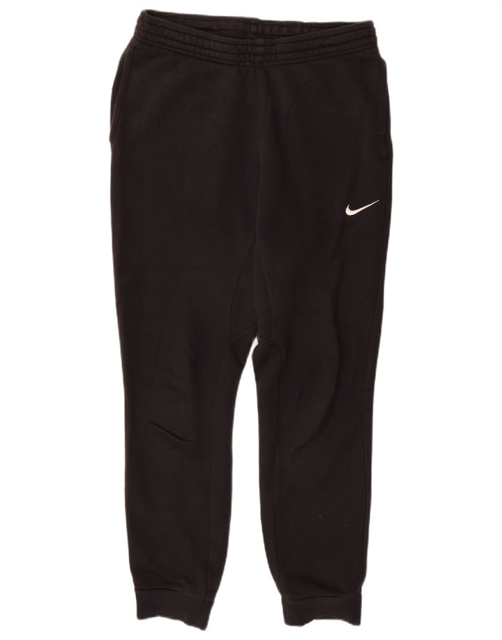 NIKE Mens Tracksuit Trousers Joggers Medium  Black Cotton
