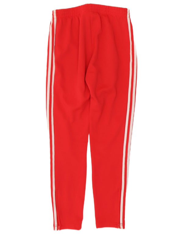 ADIDAS Womens Tracksuit Trousers UK 10 Small  Red Polyester