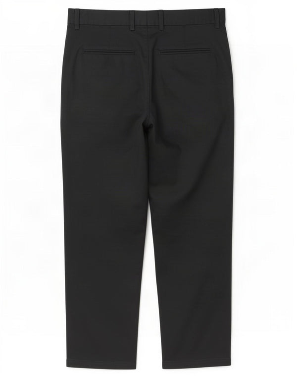 Zara Mens Straight Suit Trousers EU 38 Small W30 L26 Black