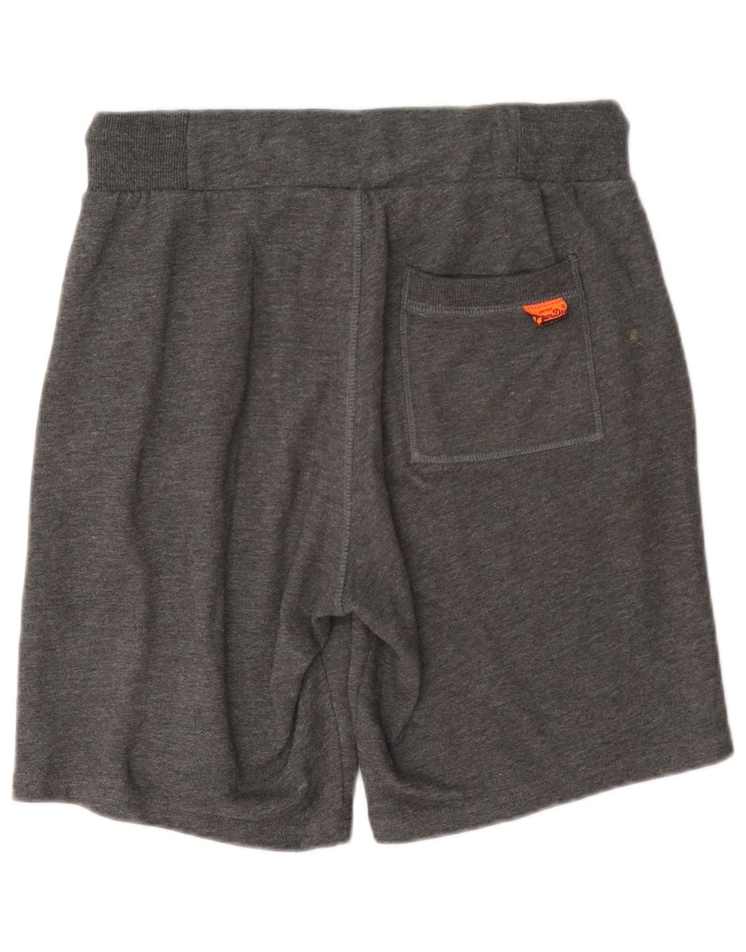 Superdry Mens Graphic Sport Shorts Small Grey Cotton