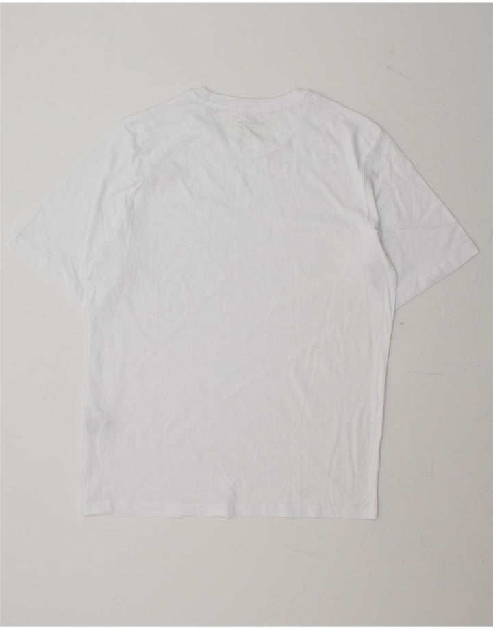 JACK & JONES Mens T-Shirt Top Small White Cotton Vintage Jack & Jones and Second-Hand Jack & Jones from Messina Hembry 