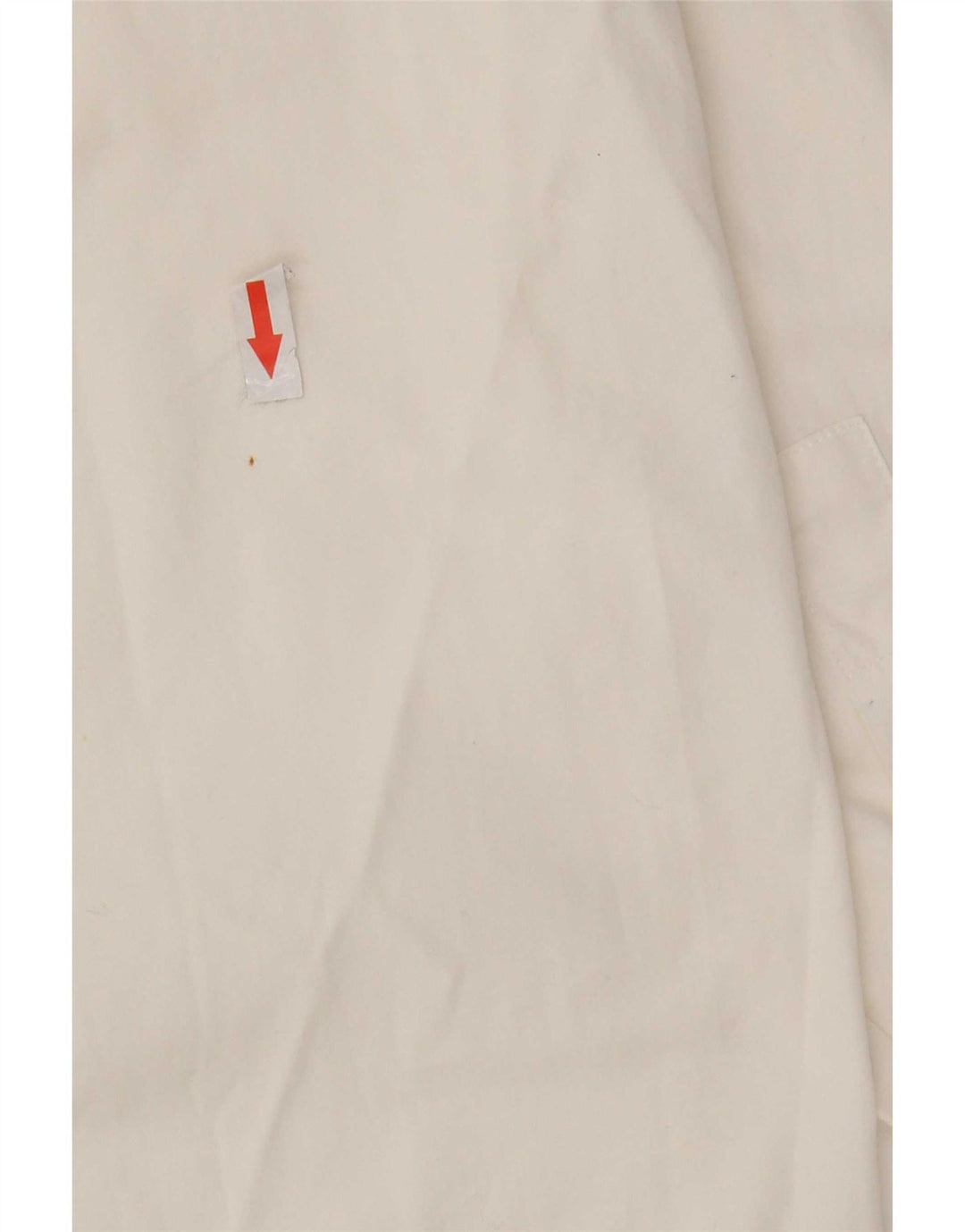 Vintage Mens Shirt Small White Cotton