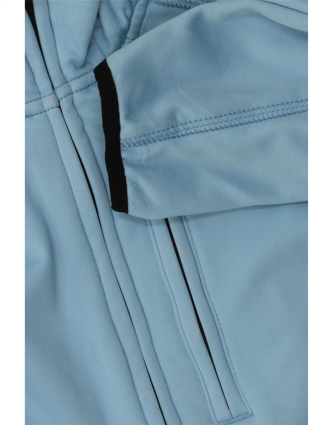 Think Pink Womens Hooded Bomber Jacket UK 16 Large Blue Polyester