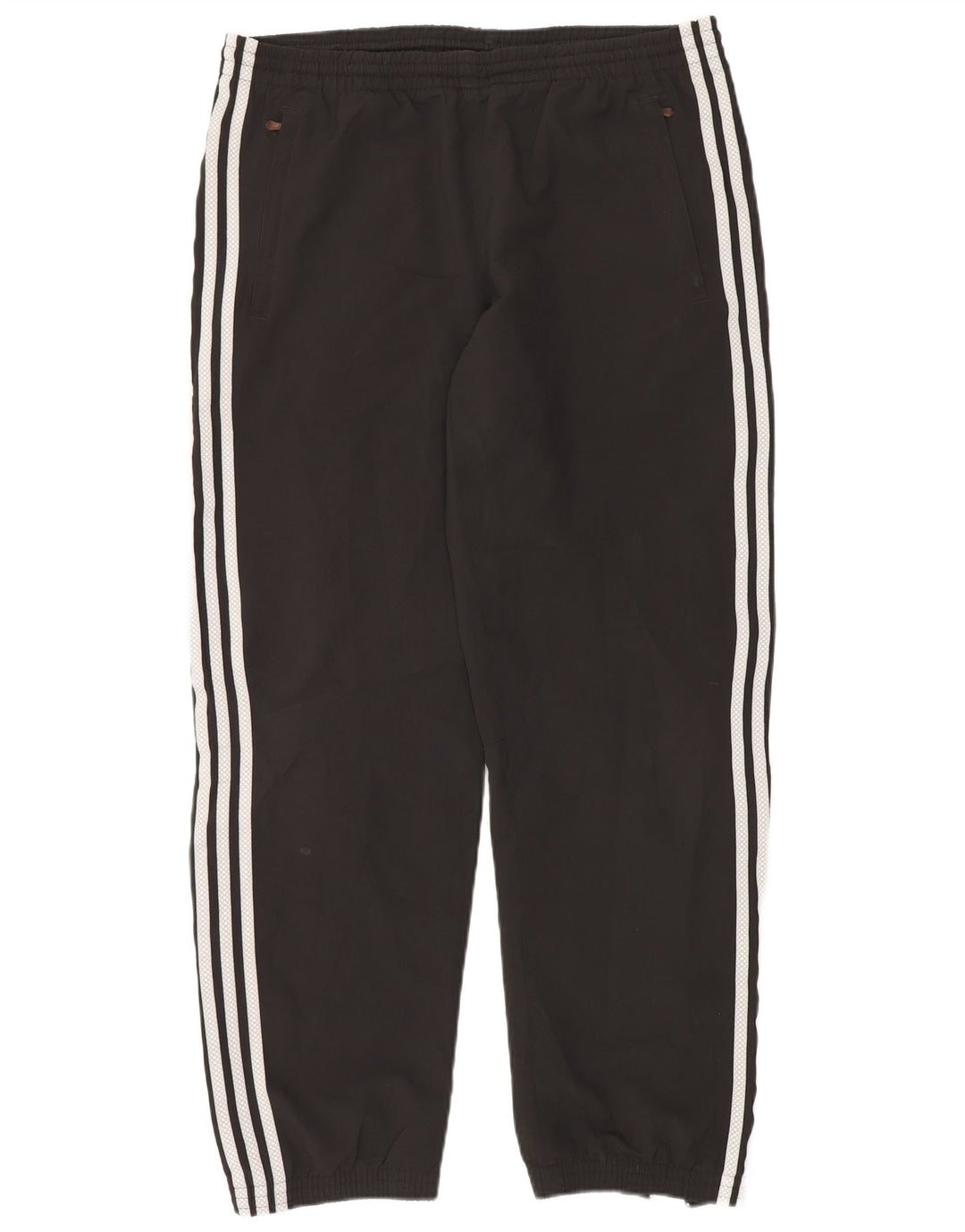 Adidas Mens Tracksuit Trousers Joggers Medium Black Polyester