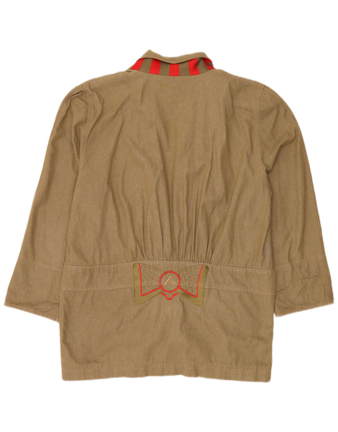 Vintage Womens Longline 3 Button Blazer Jacket IT 42 Medium Green Cotton