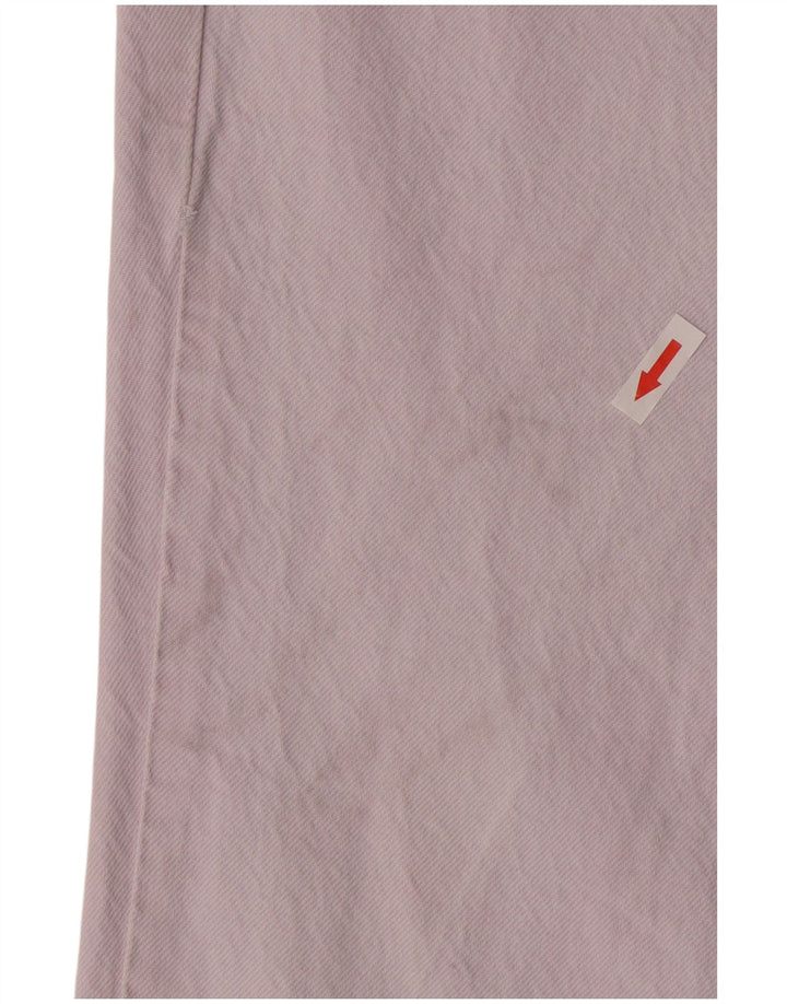 DESIGUAL Womens Straight Jeans EU 38 Medium W26 L27 Purple Cotton