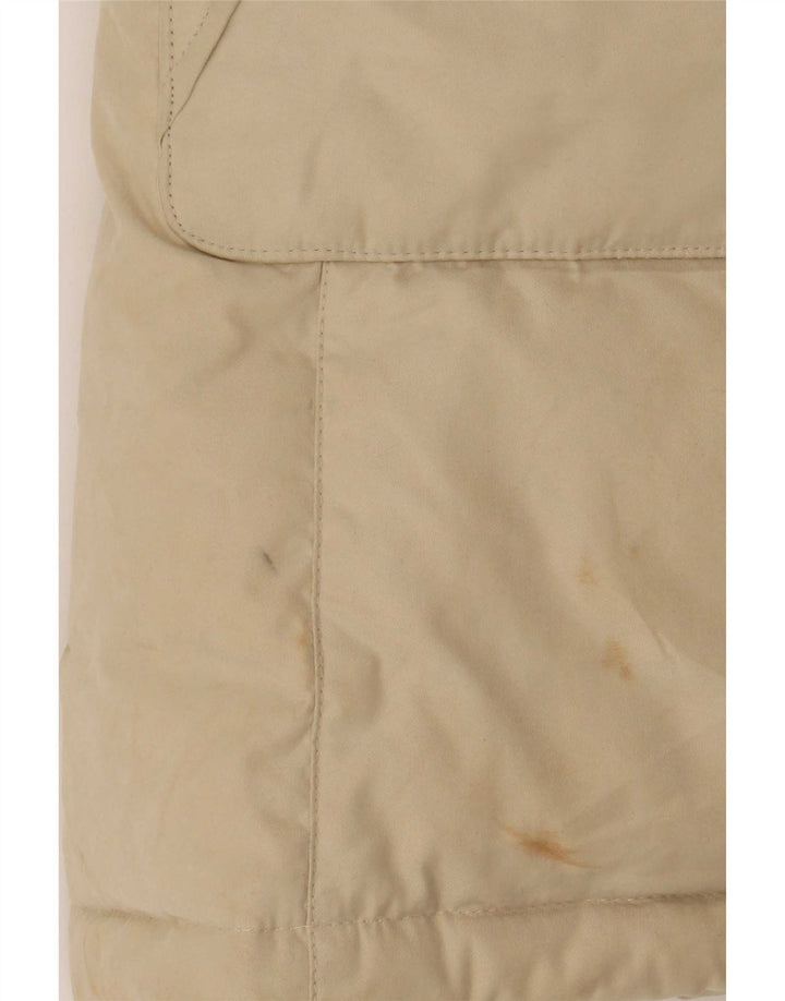 Fila Womens Padded Coat UK 14 Large Beige Polyester