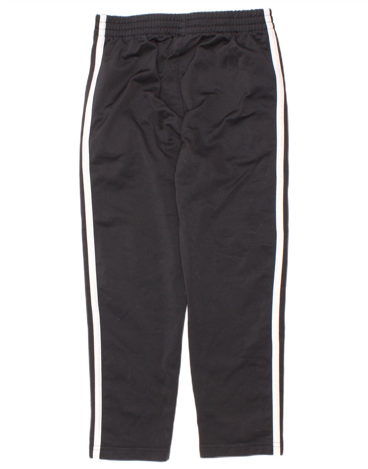 Adidas Boys Tracksuit Trousers 5-6 Years Black Polyester