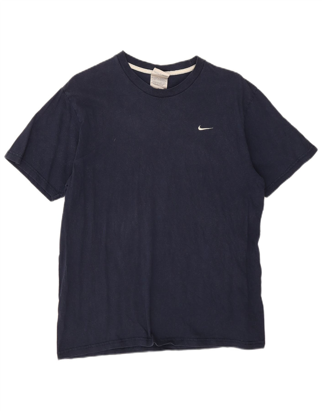Nike Mens T-Shirt Top Medium Navy Blue Cotton