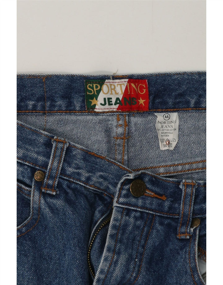 Sporting  Womens Tapered Jeans IT 44 Medium W30 L27 Blue Cotton