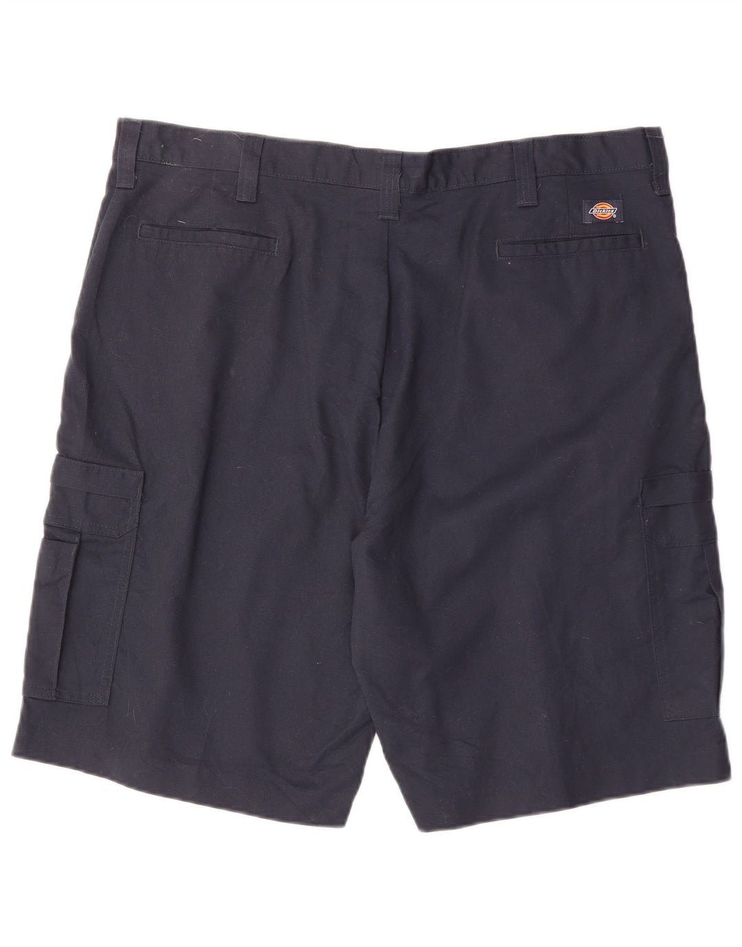DICKIES Mens Cargo Shorts W42 2XL Navy Blue Polyester