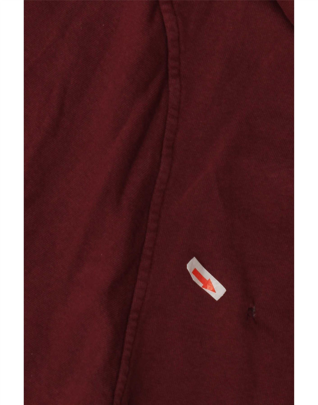 Pull & Bear Womens Graphic Oversized Hoodie Jumper UK 14 Medium Burgundy