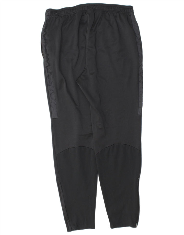 Nike Mens Dri Fit Tracksuit Trousers Large  Black Polyester