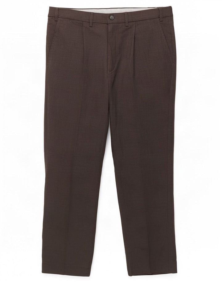 Marks & Spencer Mens Pegged Suit Trousers W36 L31 Grey Polyester
