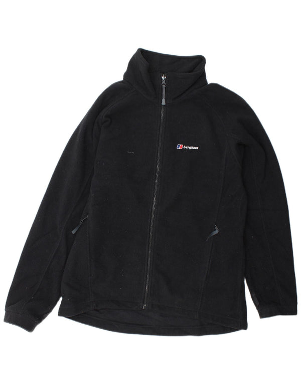 BERGHAUS Mens Fleece Jacket UK 40 Large Black Polyester