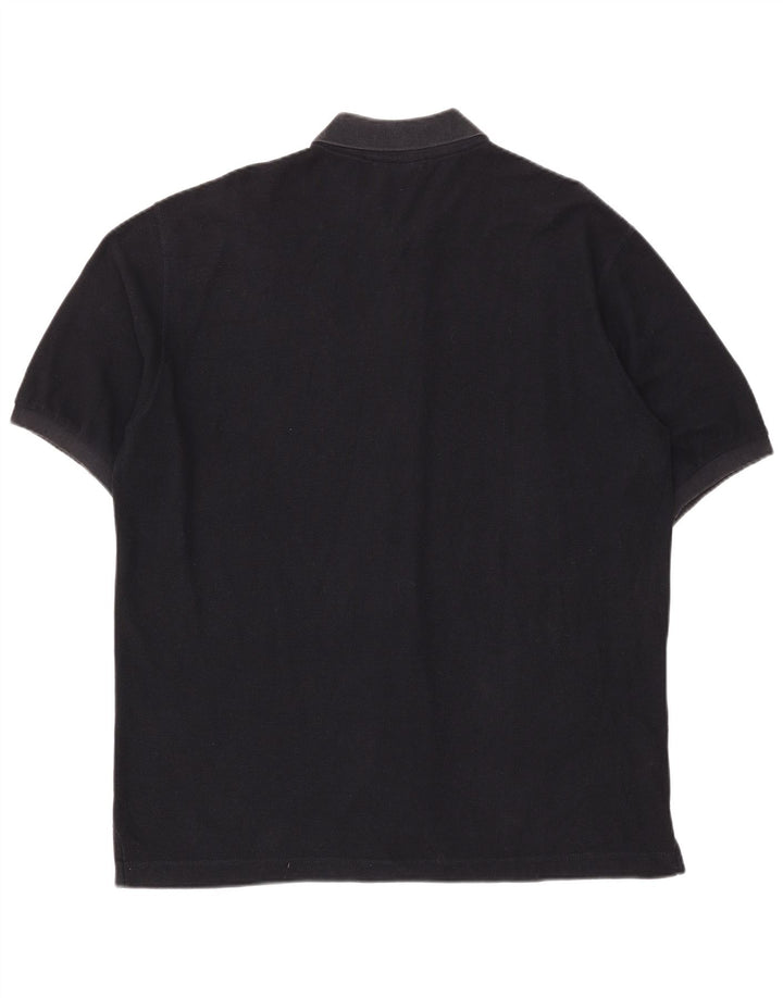 AUSTRALIAN L'ALPINA Mens Short Sleeve Shirt IT 54 XL Navy Blue Cotton