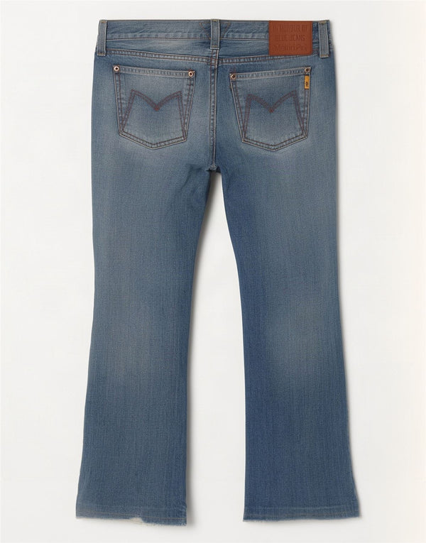 Meltin' Pot Womens Nicole Bootcut Jeans W30 L28 Blue