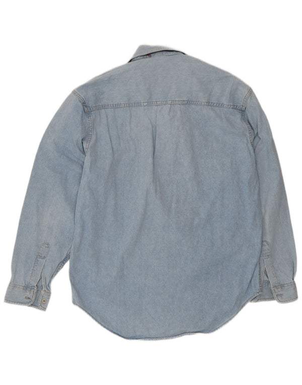 Charro Mens Denim Shirt Medium Blue