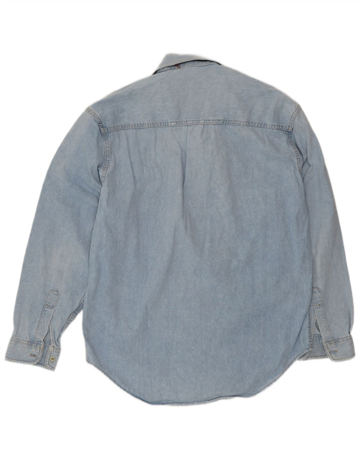 Charro Mens Denim Shirt Medium Blue