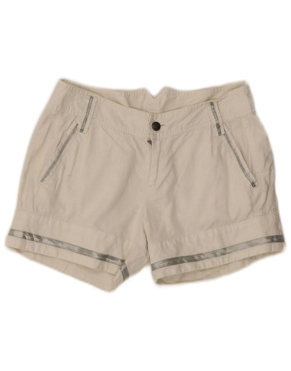 Diesel Womens Hot Pants W28 Medium White Linen