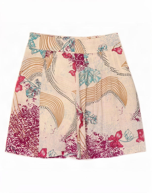 Benetton Womens A-Line Skirt W30 Medium Multicoloured Floral