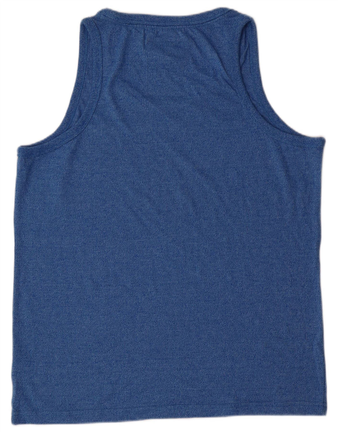 SUPERDRY Mens Graphic Vest Top 2XL Blue Cotton