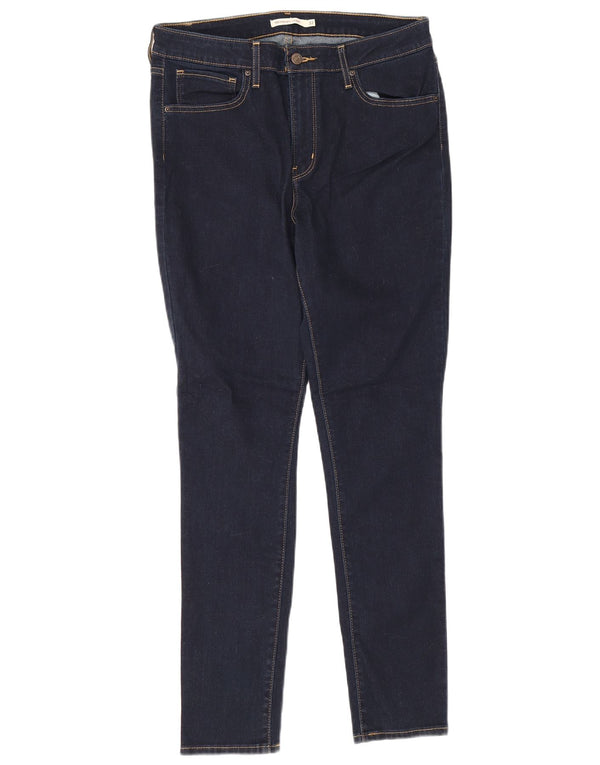 Levi's Womens 721 High Rise Skinny Jeans  W32 L30 Navy Blue Cotton