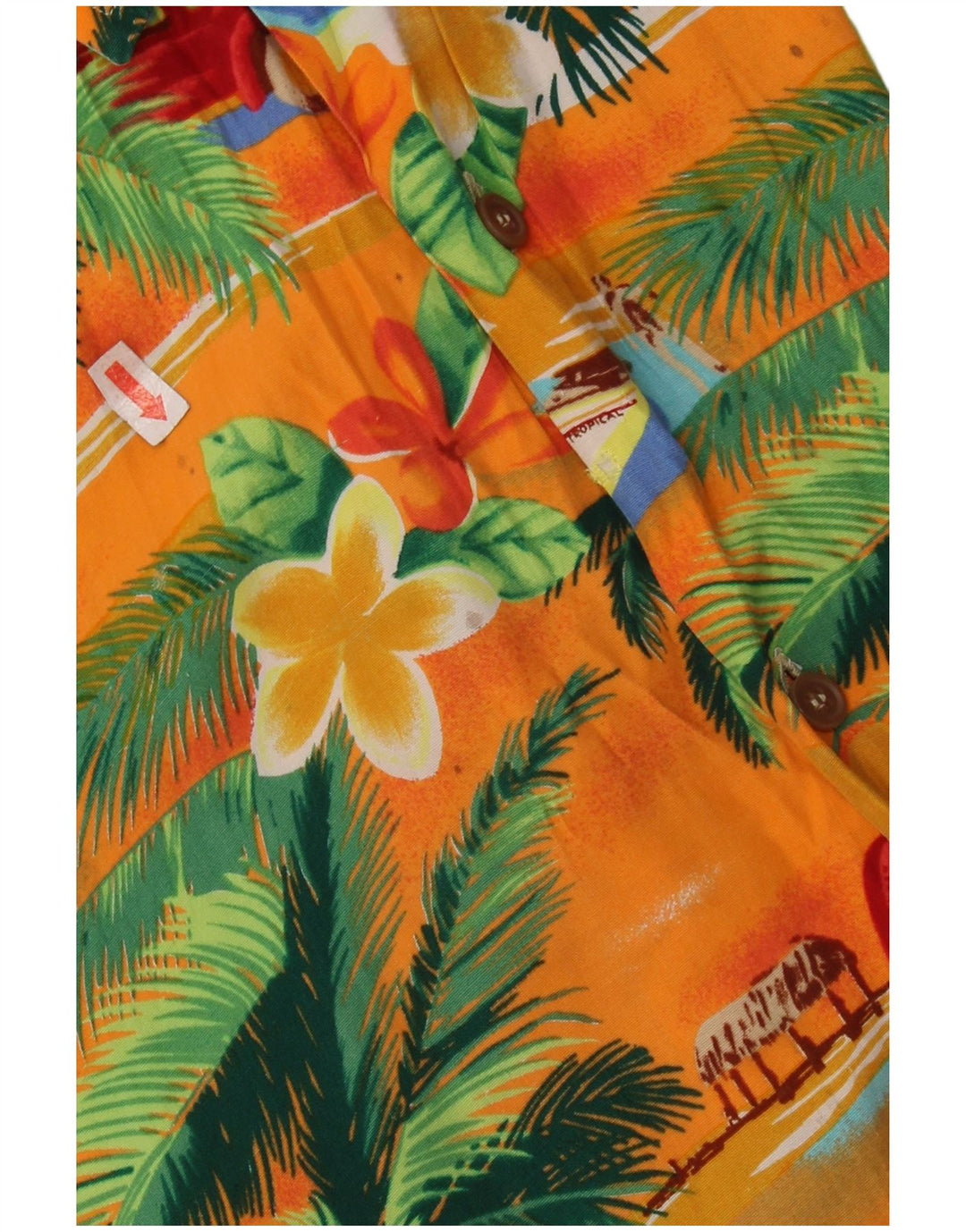 PETER ELLIOT Mens Short Sleeve Shirt Large Multicoloured Floral Hawaiian