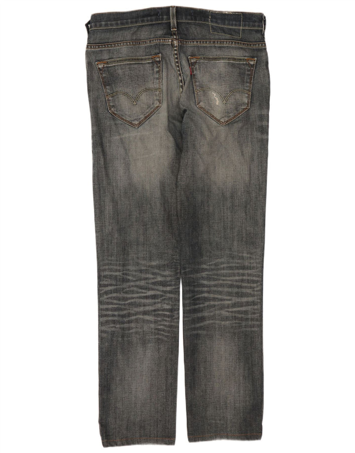 LEVI'S Mens 519 Slim Jeans W32 L30 Blue Cotton
