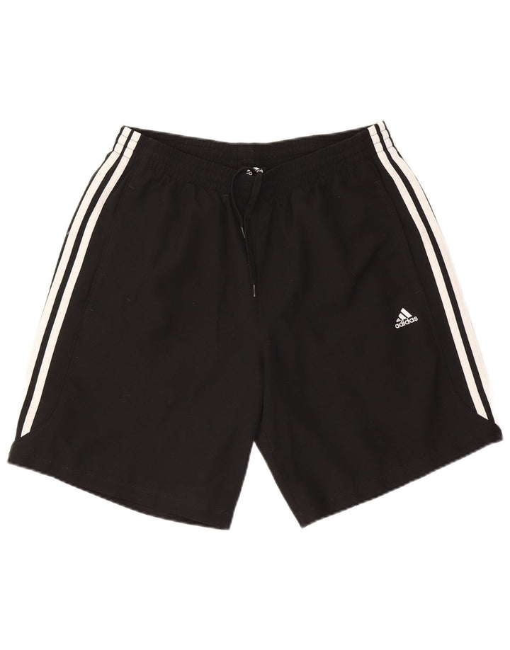 ADIDAS Mens Climalite Sport Shorts Large  Black Polyester