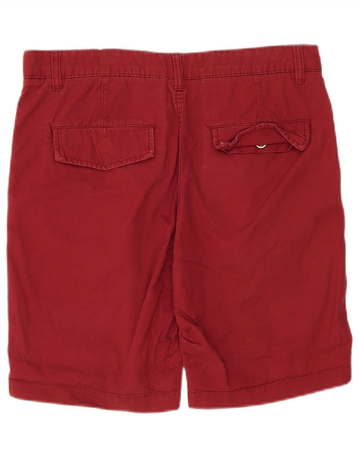 Dack's Mens Regular Fit Chino Shorts IT 48 Medium W34  Burgundy Cotton
