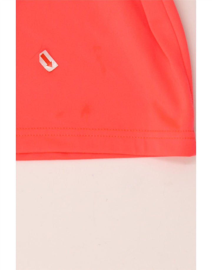 PUMA Boys Zip Neck Pullover Tracksuit Top 11-12 Years Red Colourblock