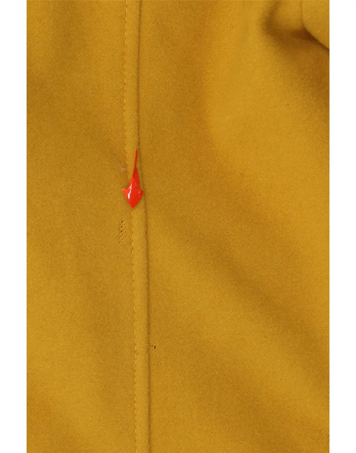 VINTAGE Womens Double Breasted Blazer Jacket UK 16 Large  Yellow Wool Vintage Vintage and Second-Hand Vintage from Messina Hembry 