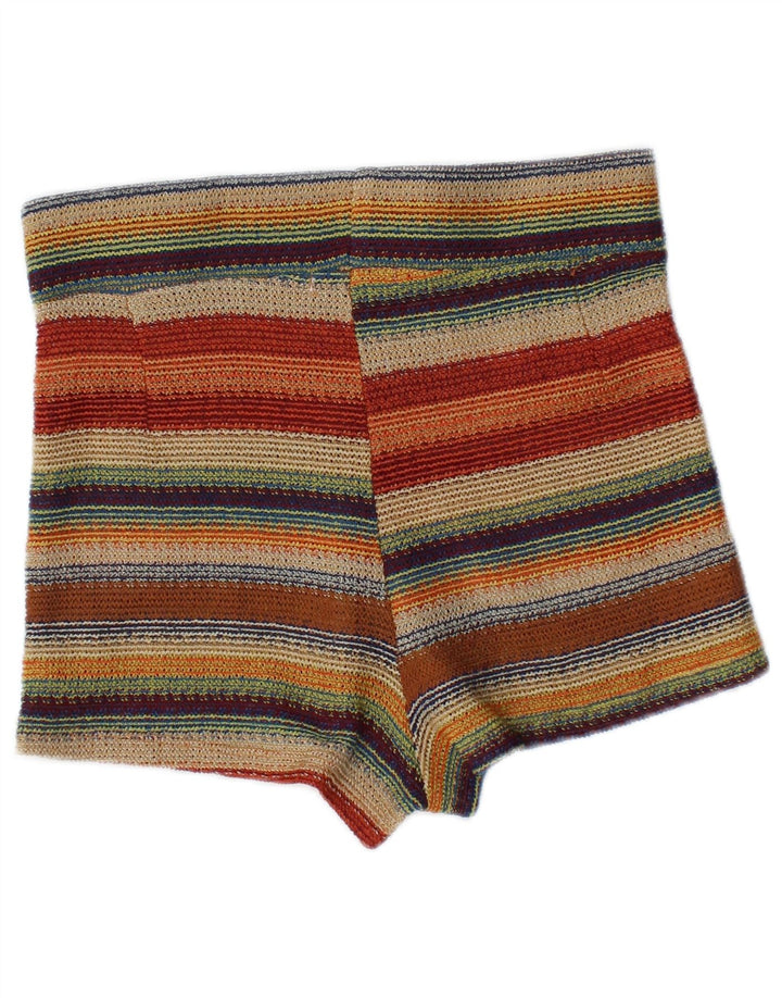 Zara Womens Hot Pants Small W26  Multicoloured Striped