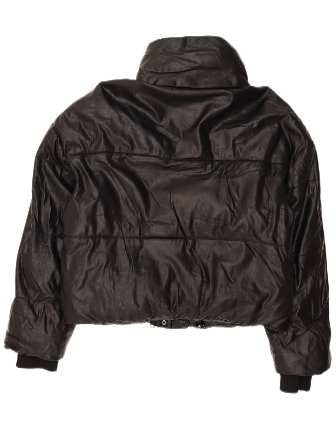 Zara Womens Oversized Padded Jacket UK 6 XS Black