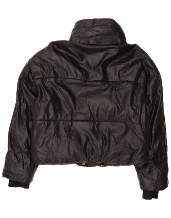 Zara Womens Oversized Padded Jacket UK 6 XS Black