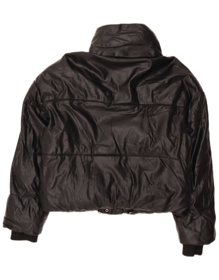 Zara Womens Oversized Padded Jacket UK 6 XS Black