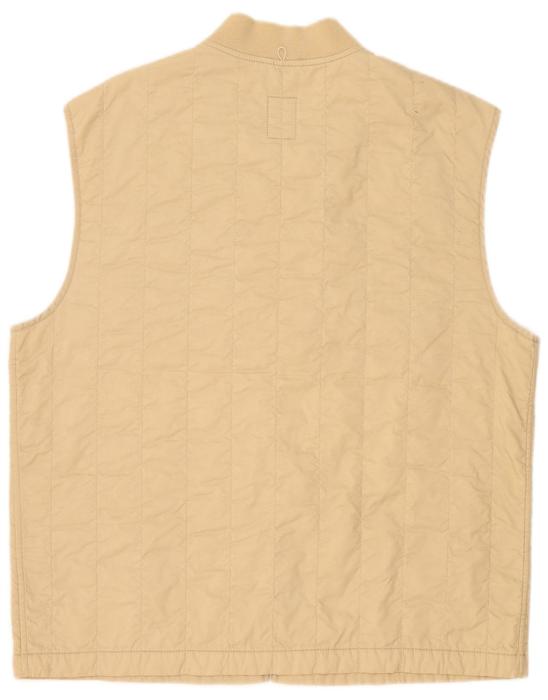Fay Mens Padded Gilet UK 42 XL Beige Polyamide