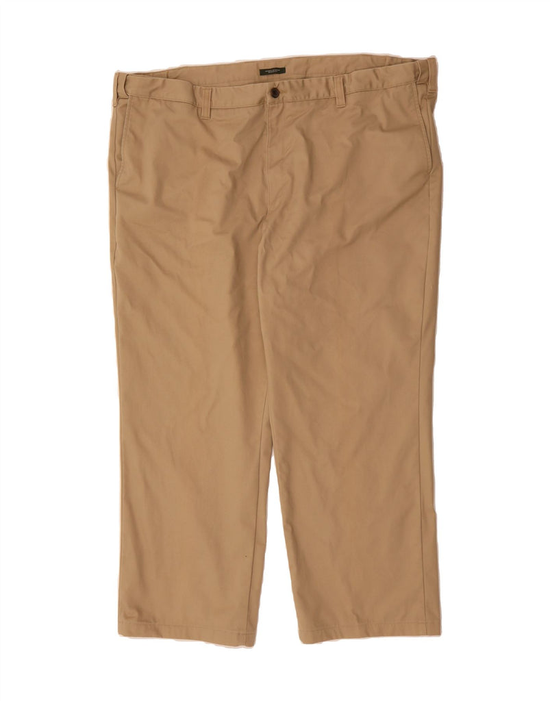 EDDIE BAUER Mens Relaxed Fit Chino Trousers W48 L31 Beige Cotton Vintage Eddie Bauer and Second-Hand Eddie Bauer from Messina Hembry 