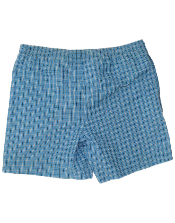 Reebok Mens Swimming Shorts Large Blue Check