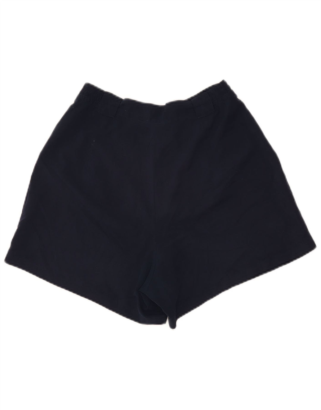 LOTTO Womens High Waist Pegged Chino Shorts UK 12 Medium Navy Blue