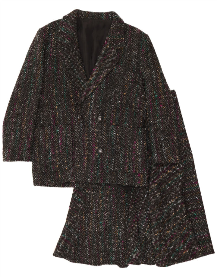 Vintage Womens 2 Piece Skirt Set EU 40 Medium W28 Grey Flecked