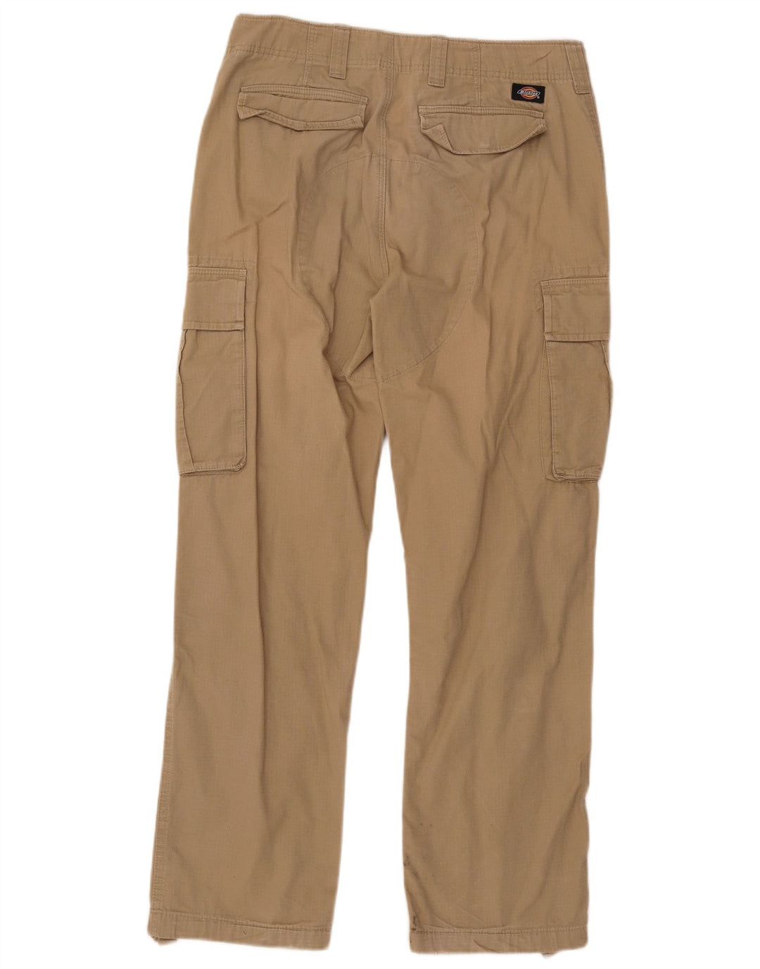 DICKIES Mens Straight Cargo Trousers W30 L30 Beige