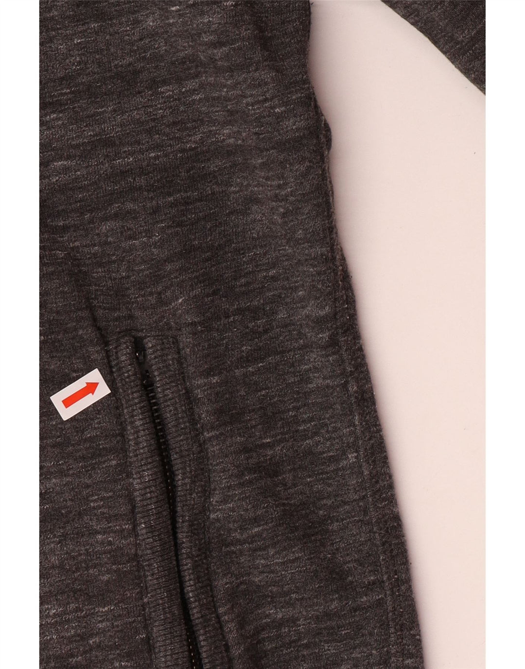 SUPERDRY Mens Hoodie Jumper Small Grey Flecked Cotton