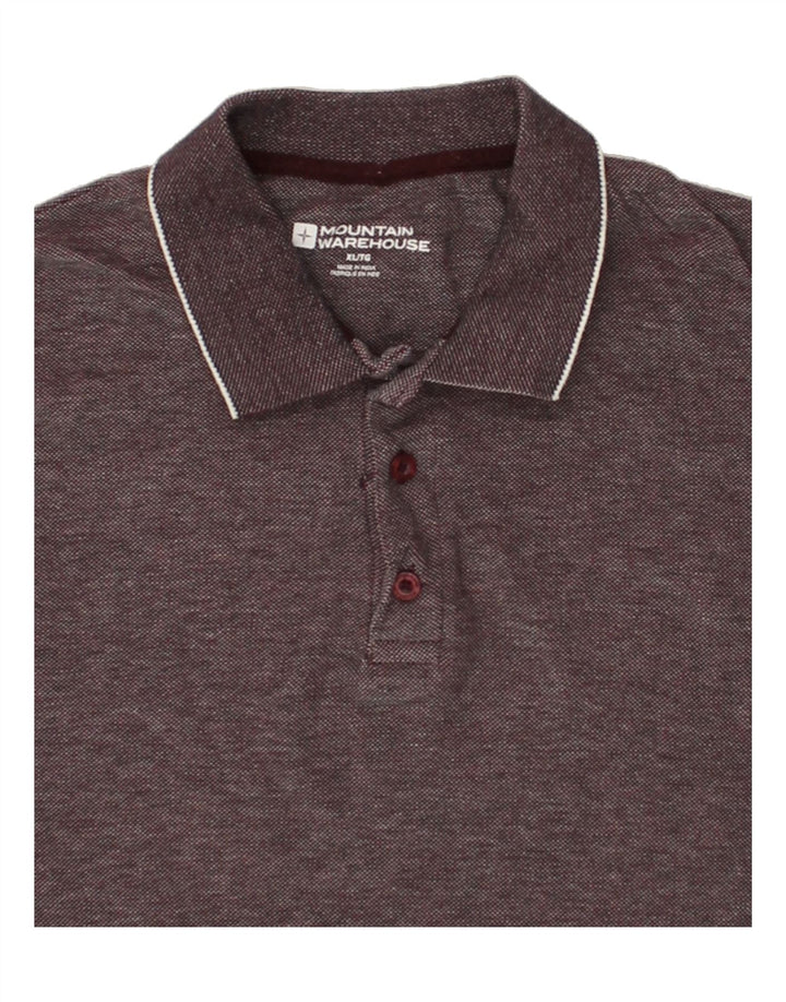 MOUNTAIN WAREHOUSE Mens Polo Shirt XL Grey Cotton Vintage Mountain Warehouse and Second-Hand Mountain Warehouse from Messina Hembry 