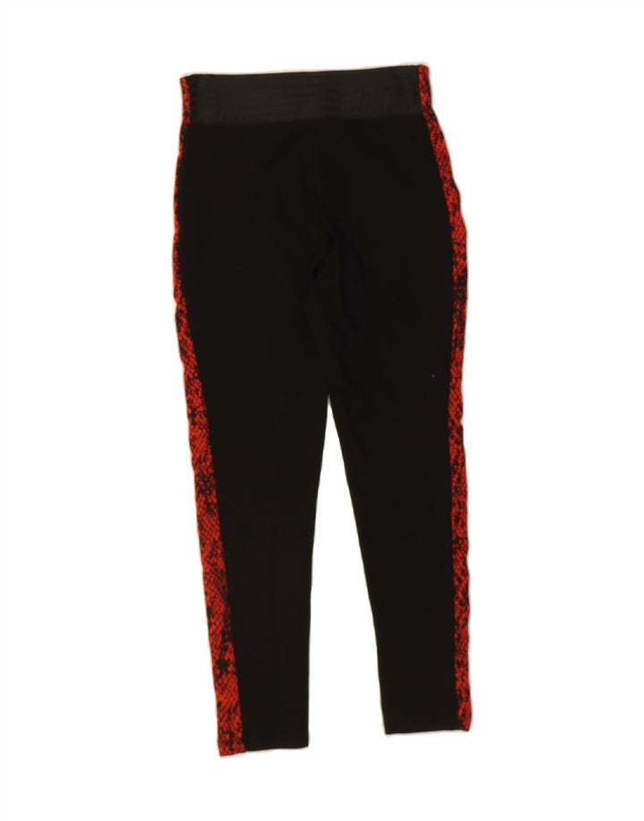 ZARA Womens Leggings UK 12 Medium  Black Colourblock Vintage Zara and Second-Hand Zara from Messina Hembry 