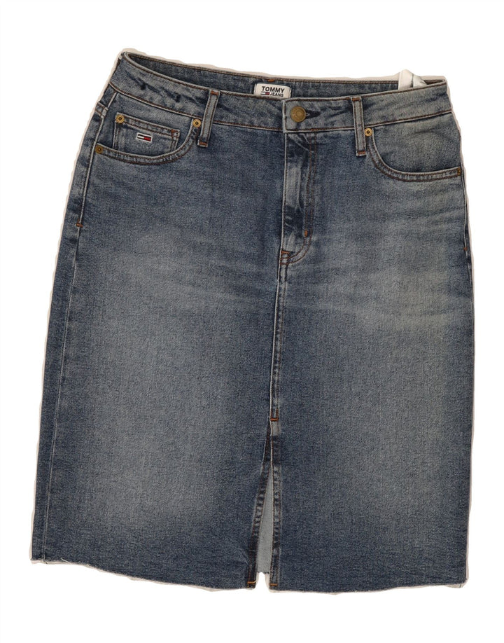 TOMMY HILFIGER Womens Denim Skirt W28 Medium  Blue Cotton Vintage Tommy Hilfiger and Second-Hand Tommy Hilfiger from Messina Hembry 