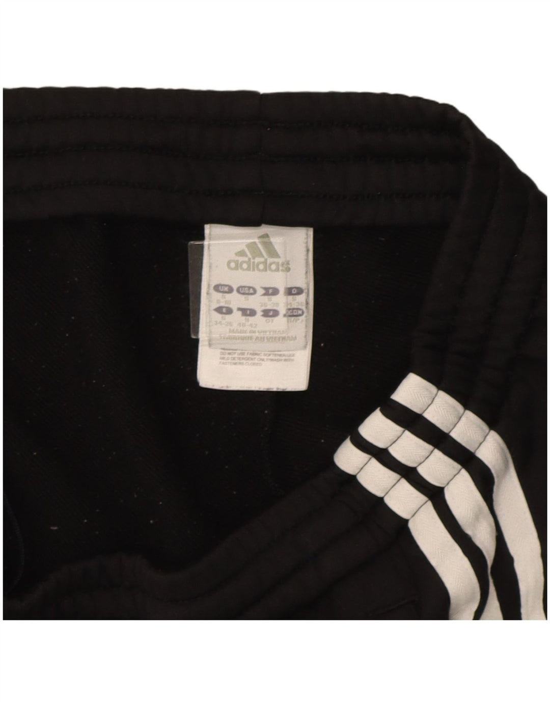 Adidas Womens Tracksuit Trousers UK 8/10 Small  Black Polyester