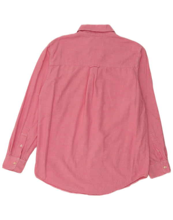 Chaps Mens Shirt Small Pink Cotton